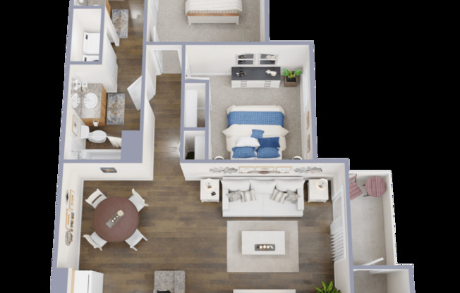 2 beds, 1.3 baths, 835 sqft, $1,520