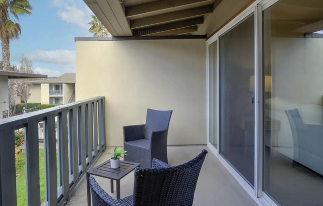 a balcony or terrace at homewood suites by hilton west palm beach