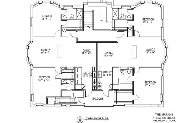 2 beds, 2 baths, 1,254 sqft, $2,450, Unit 302