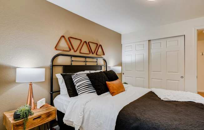 Happy Valley Apartments - Bedroom Carpet Flooring And Large Closet.