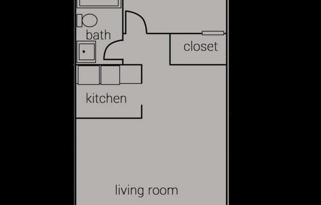 1 bed, 1 bath, 650 sqft, $950