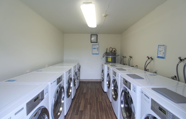 community laundry facilities on site at Foster Creek