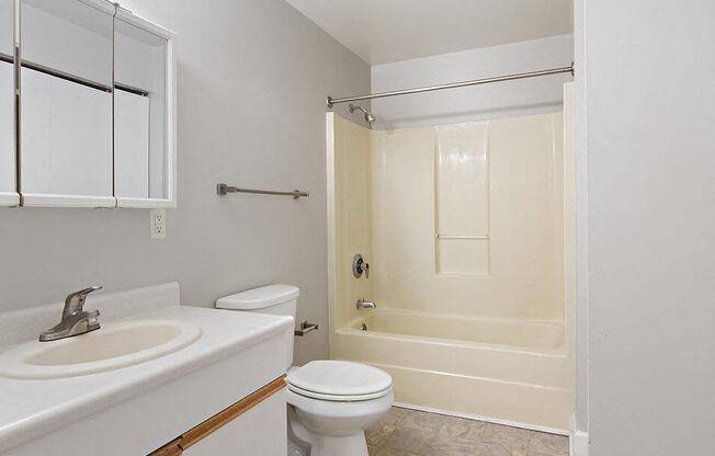 a bathroom with a sink toilet and a shower