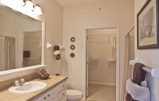 Bathroom at The Charleston Apartments