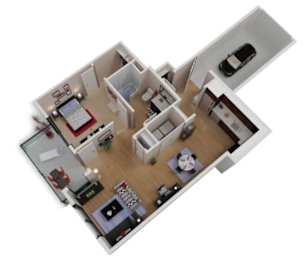 1 bed, 1 bath, 675 sqft, $2,189