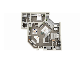 2 beds, 2 baths, 1,354 sqft, $3,688