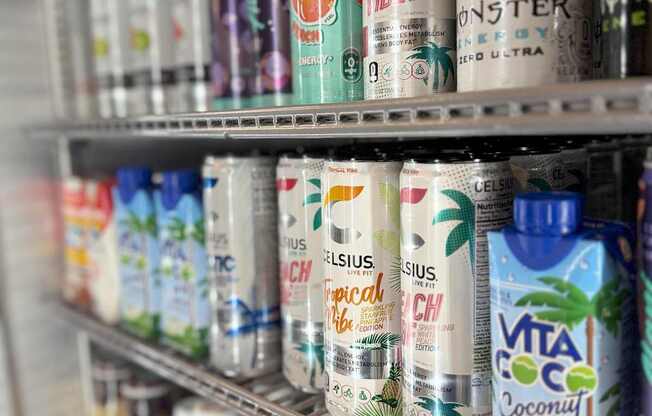 Mini Mart Stocked with Drinks