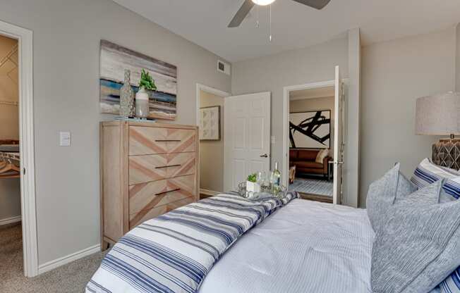 Bedroom With Closet at Highland Luxury Living, Texas