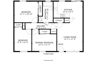 3 beds, 1 bath, 986 sqft, $1,795, Unit 0712