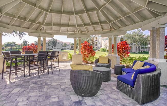 Outdoor Lounge area  |Cypress Legends