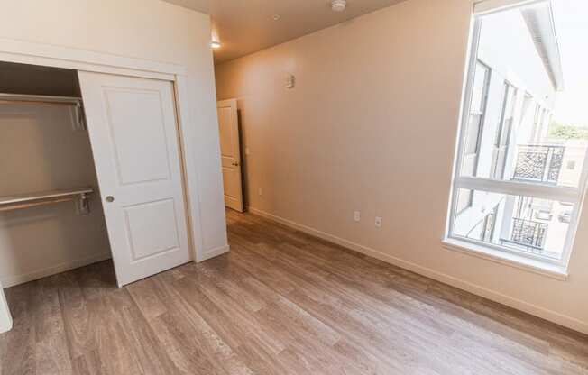 Old Town Lofts Model Bedroom