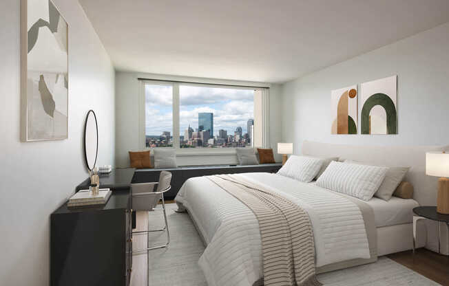 Bedroom with Hard Surface Flooring