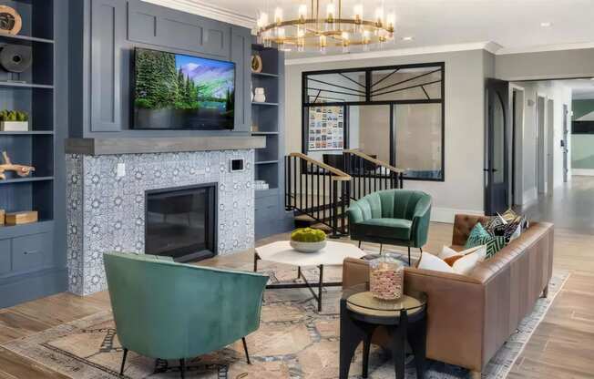 Broadstone Upper Westside Community Lobby Modern Welcome Lobby with Gathering Spaces