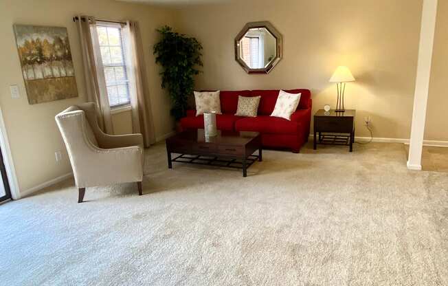 Large Sunny 2BD Living Room