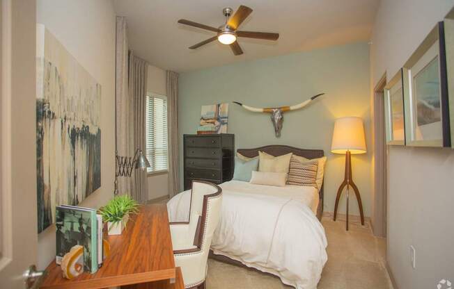 Bedroom furnished model