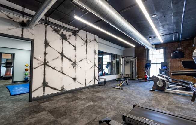 Cardio Equipment at Harness Factory Lofts and Apartments, Indianapolis