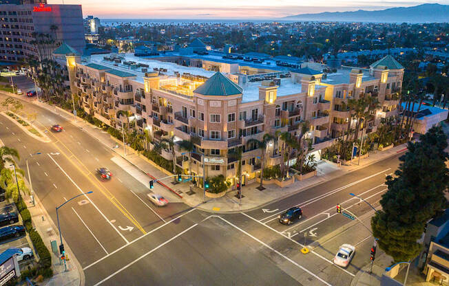 Aerial view of Admiralty Apartments