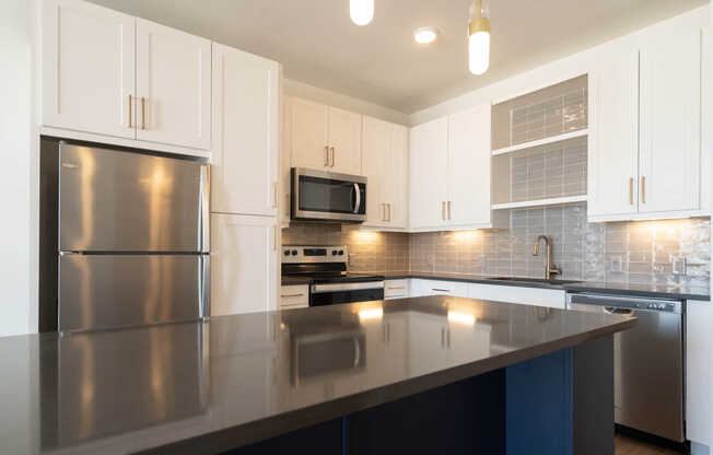 Kitchen with Stainless Steel Appliances