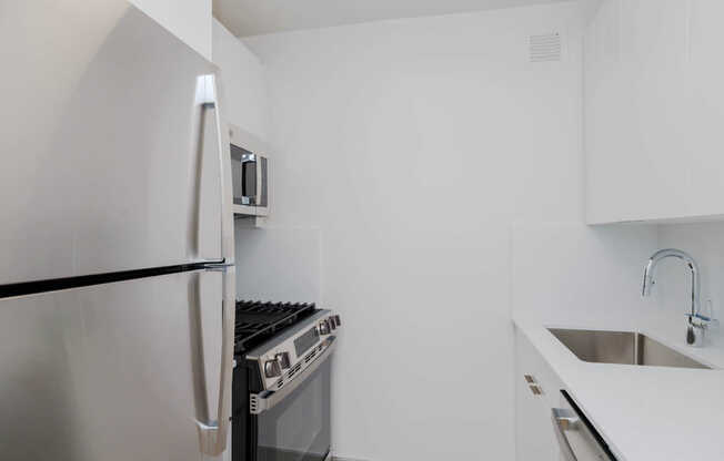 Kitchen with Stainless Steel Appliances