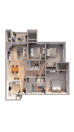 3 beds, 2 baths, 1,189 sqft, $2,596