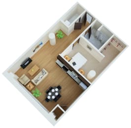 1 bed, 1 bath, 965 sqft, $1,655