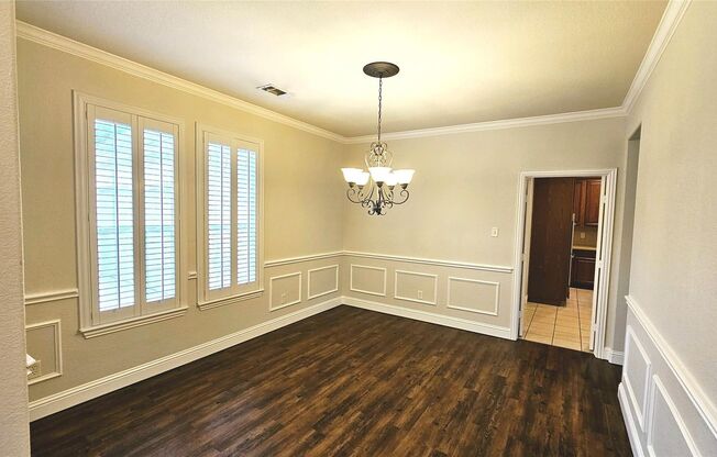 This stunning and charming home is located in the Woodbridge community and is ready for move-in.