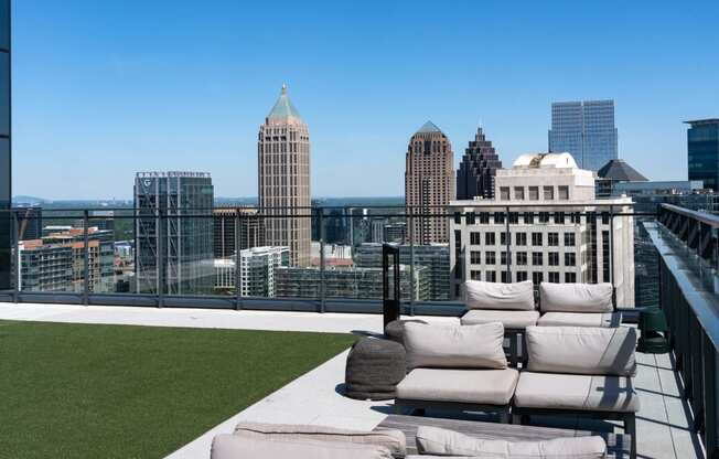 Outdoor area at 903 Peachtree, Atlanta, Georgia