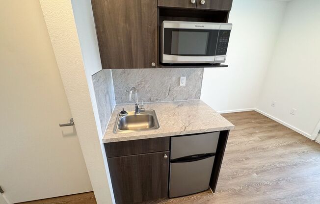 Studio, 1 bath, 186 sqft, $1,395, Unit 214