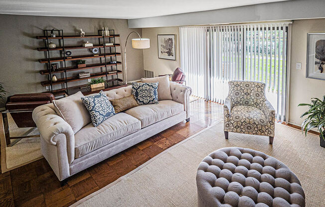Living Room Interior at The Lakes, Allentown