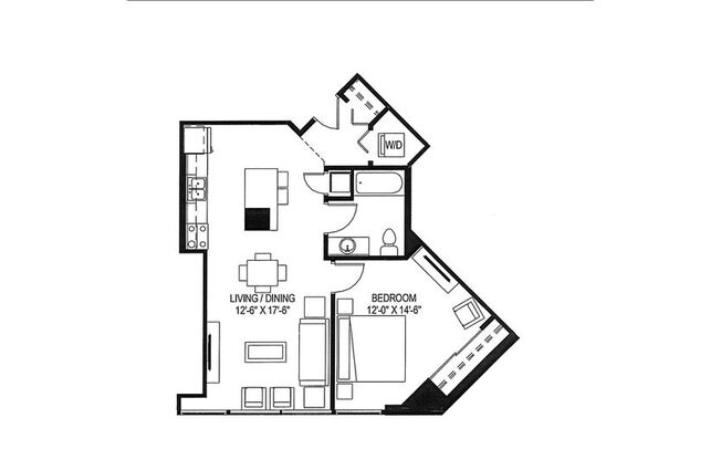 1 bed, 1 bath, 829 sqft, $1,665, Unit 906