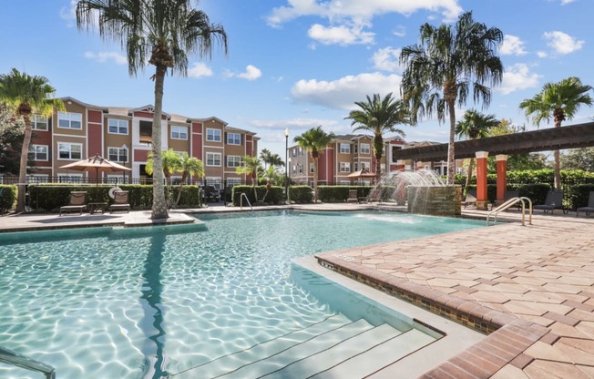 Swimming pool at The Amalfi Clearwater Apartments