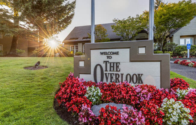 Overlook Monument at Overlook at Murrayhill, Beaverton, OR