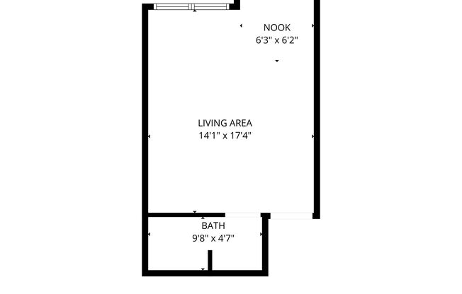 Studio, 1 bath, 350 sqft, $1,570, Unit 328