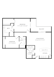 2 beds, 2 baths, 1,274 sqft, $1,995