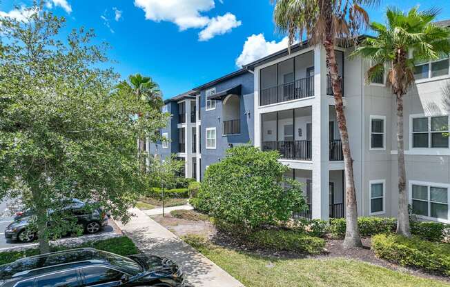 an exterior view of Verano apartments