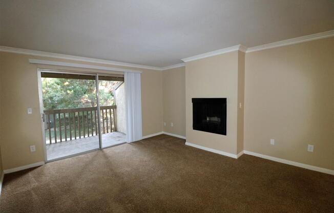 The Streams Apartment Homes Living Room w/Fireplace