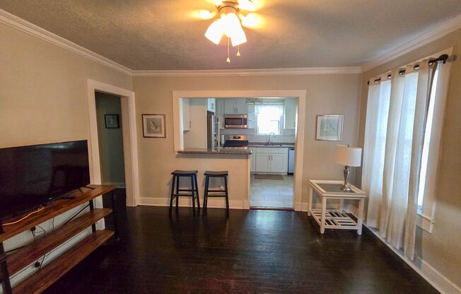 2 bedroom 1 bath remodeled cottage home in Downtown Pensacola - RENT FURNISHED OR UNFURNISHED!