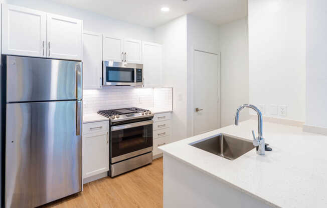 Kitchen with Stainless Steel Appliances