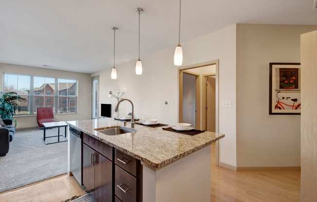 Unit Kitchen at The Vue at Pinnacle Peak Apartment Homes