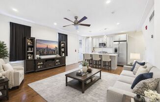 Beautiful modern bright 2 bed 1 bath with private patio