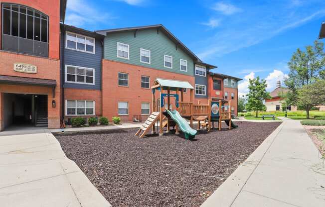 our apartments offer a playground for your little ones at Switchback on Platte Apartments, Littleton, Colorado