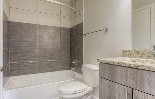 Bathroom at Iris Luxury Apartments, Memphis Tennessee