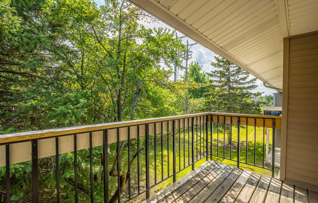 Private Balcony at Glen Hills Apartments, Glendale, 53209