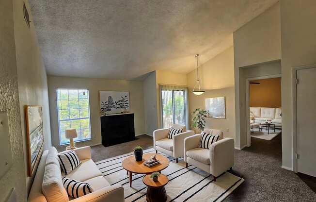 Trails of Walnut Creek Staged Living Room