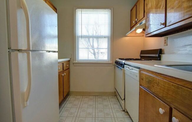 Bright kitchen with plenty of cabinet space