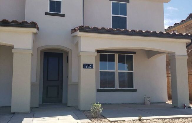 3 Bedroom Townhome Located in Desert Color. Close to the new pickleball courts and lagoon.