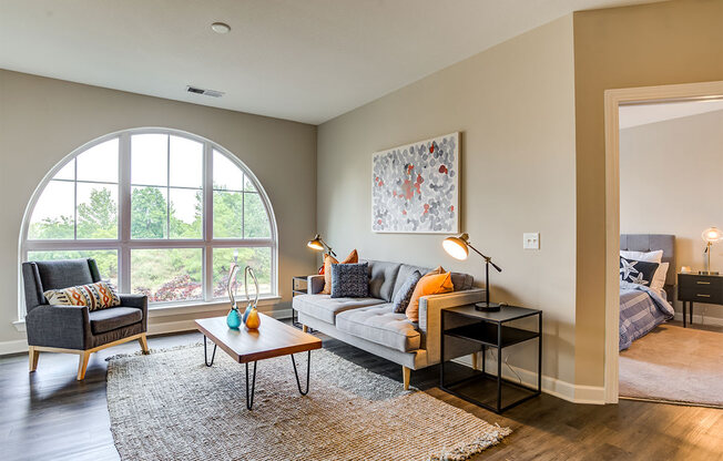 Modern Living Room at Aspire Apollo, Camp Springs, 20746