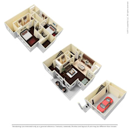 2 beds, 2.5 baths, 1,670 sqft, $2,891