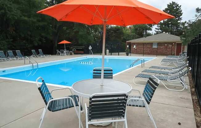 pool at Arlington Village Apartments