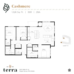 3 beds, 2 baths, 1,526 sqft, $2,488